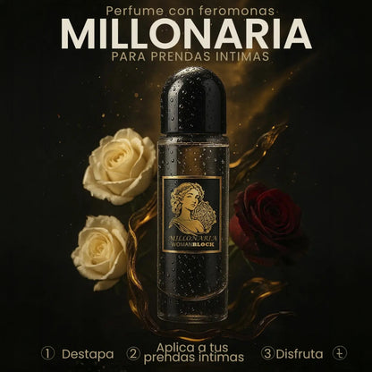 Perfume Con Feromonas Para Ropa Interior Femenina Millonaria Womanblock