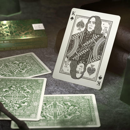 Baraja Cartas Poker Premium Edición Harry Potter Slytherin