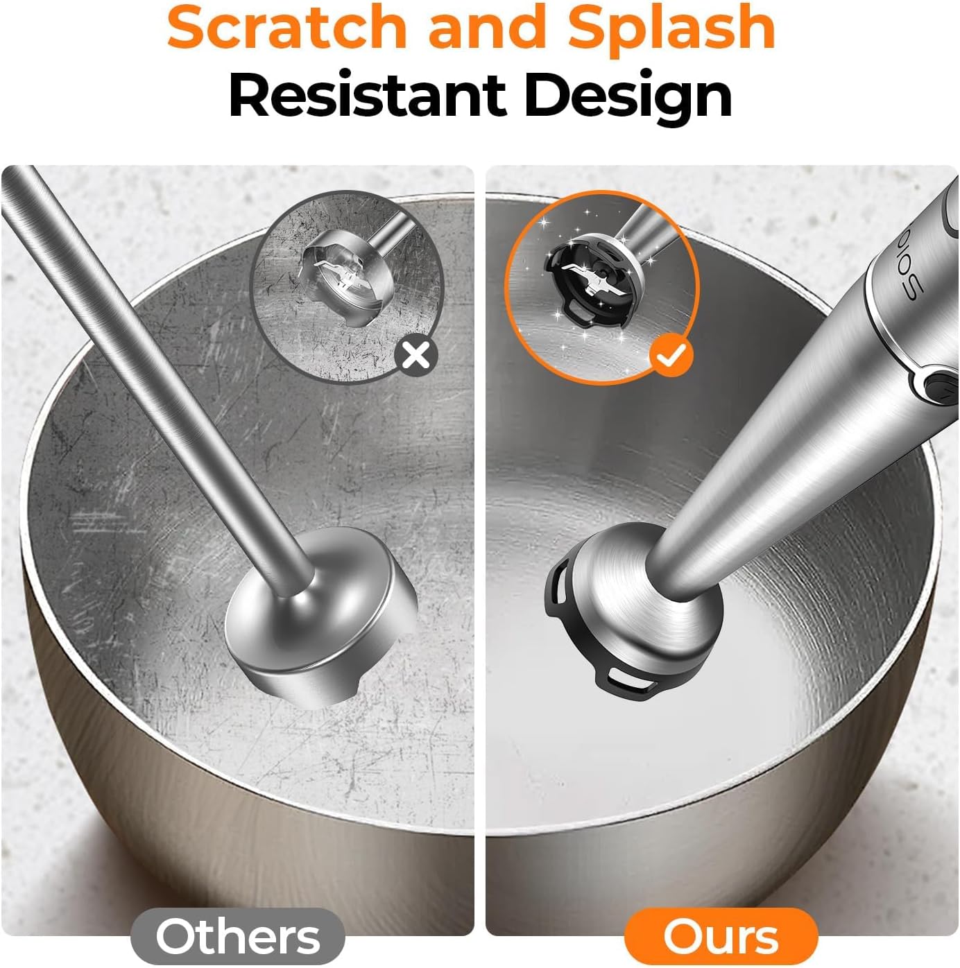 Batidora De Inmersión Koios Licuadora De Mano 5 En 1, 1100w