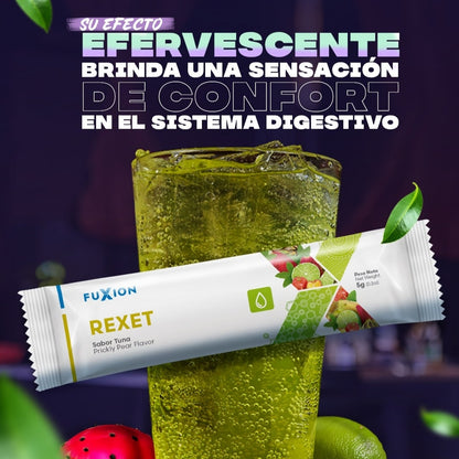 Rexet Fuxion Para Hígado Graso y Guayabo - 28 Sobres