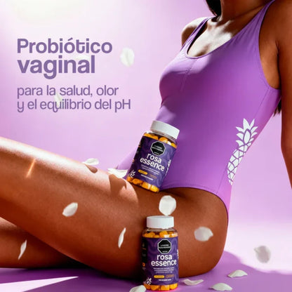 Gomas Masticables Con Probióticos Rosa Essence Para El Equilibrio Y Confianza Íntima - Rosa Latina