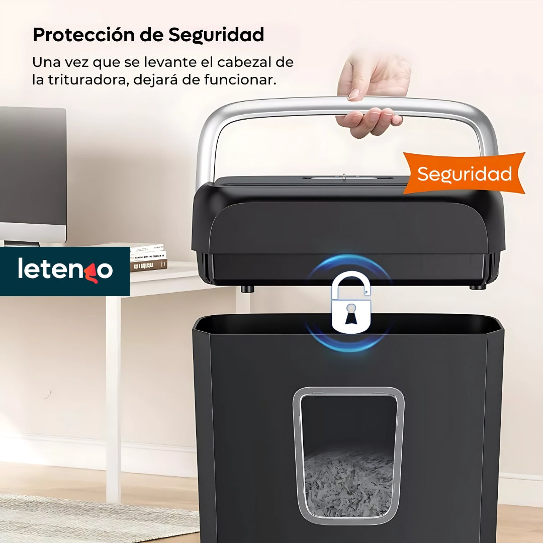 Destructora Trituradora De Papel Tarjeta Bonsaii Automática