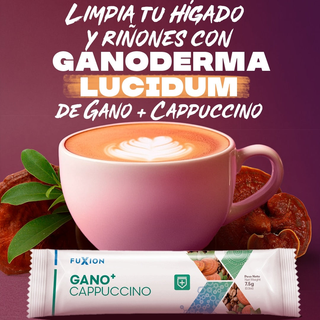 Capuchino Café Ganomas Fuxion - 28 Sobres