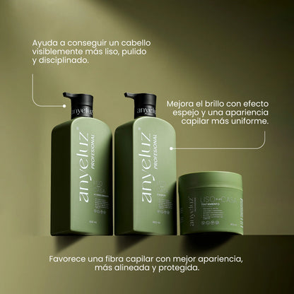 Kit Linea Profesional Liso En Casa - Anyeluz