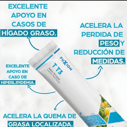 Thermo T3 Fuxion Quemador De Grasa Y Control De Peso - 28 Sobres