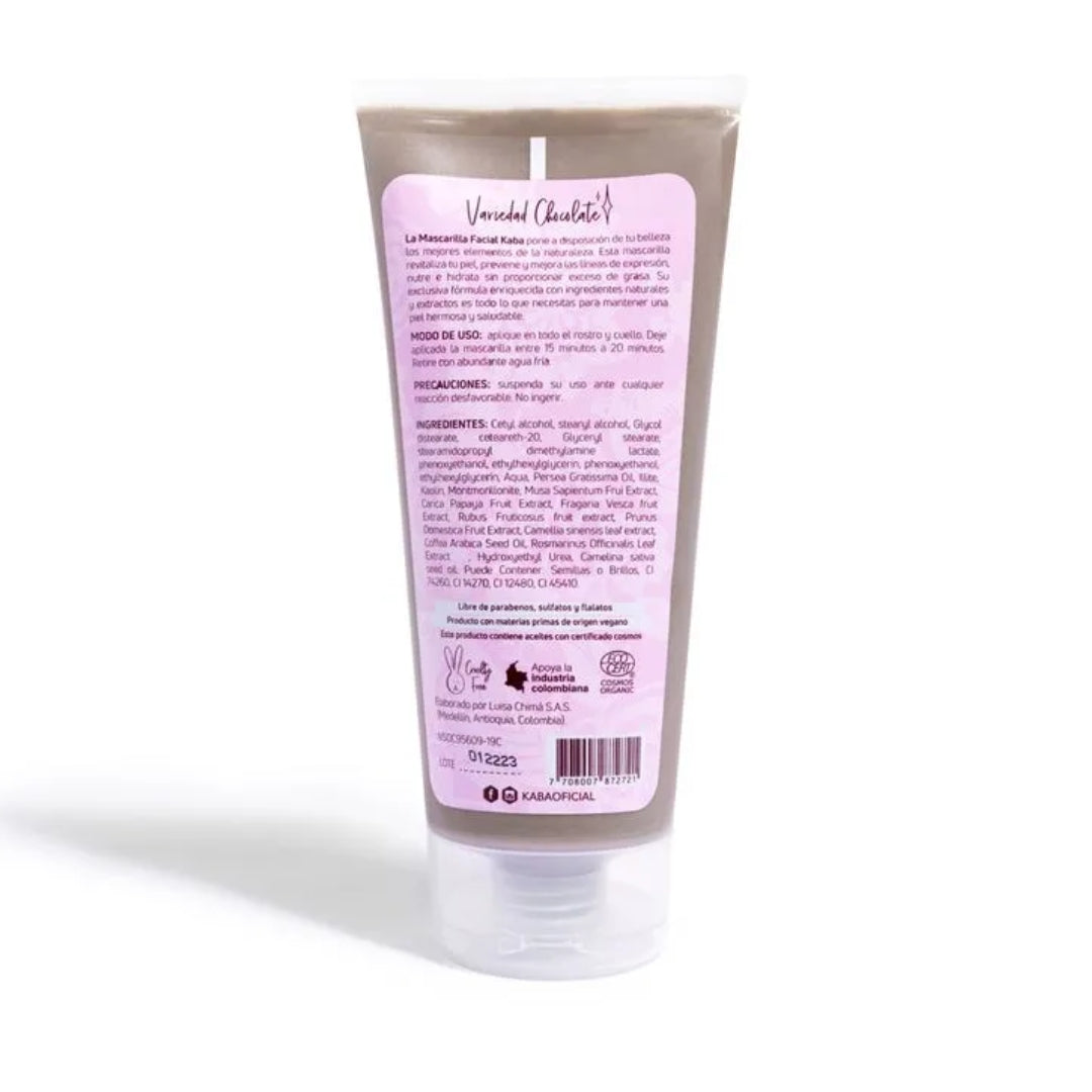 Mascarilla Facial de Chocolate 200 ML - Kaba
