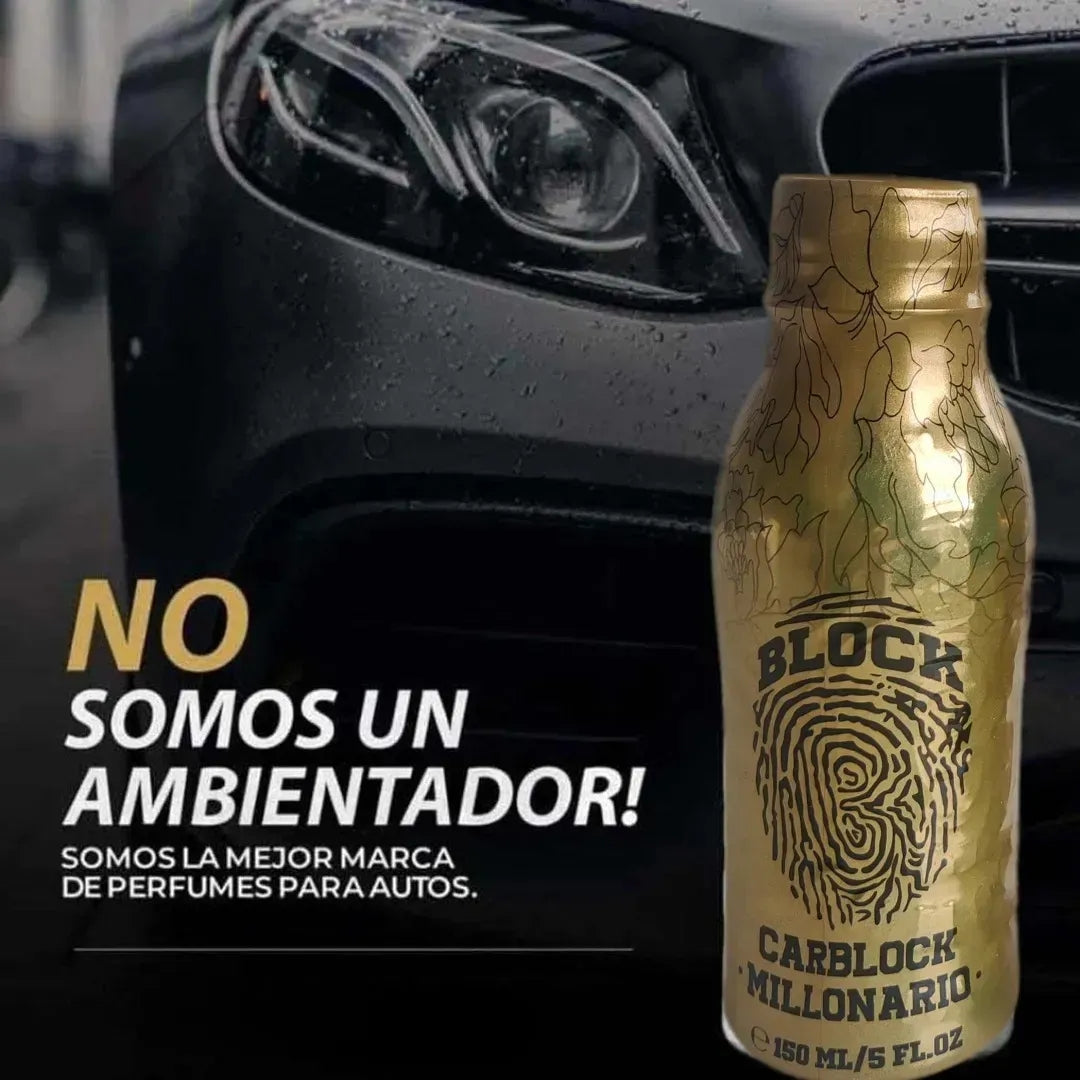 Perfume Para Carro Carblock Ambientador Para Millonarios
