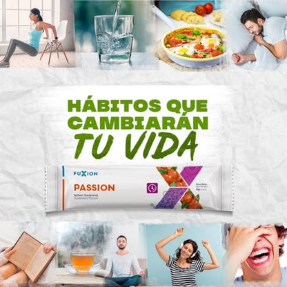 Passion Fuxion Deseo Y Energía - 28 Sobres