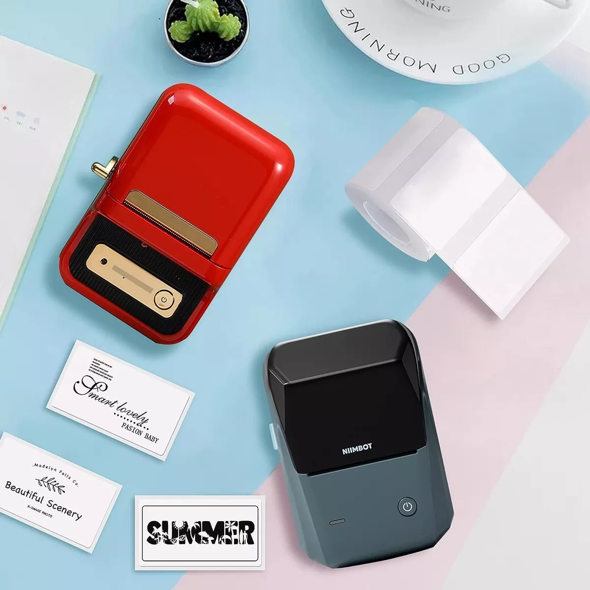 Rollo Etiquetas Papel Para Impresora Niimbot B1 B21 B3s