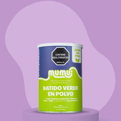 Combo Balance con Colágeno Hidrolizado, Batido Verde y Fibra con prebióticos FOS - Mumu