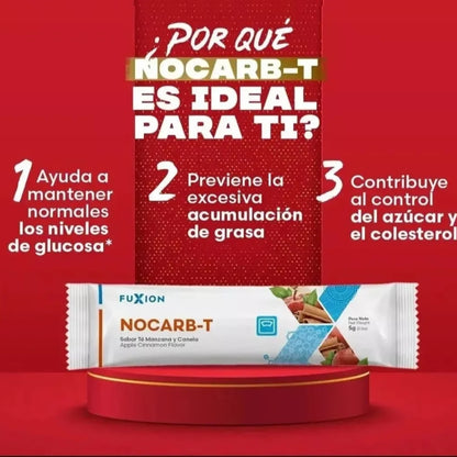 Nocarb-t Fuxion Reduce Azúcares Y Carbohidratos - 7 Sobres