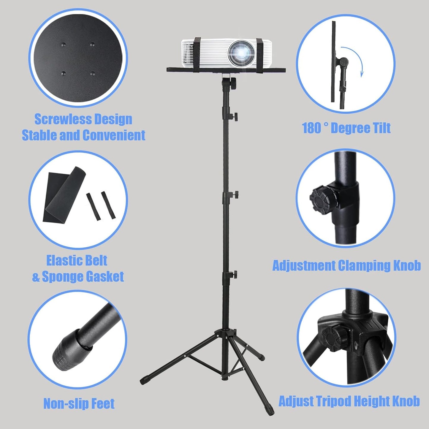 Soporte Trípode Para Videobeam Pc Portátil Laptop Ajustable