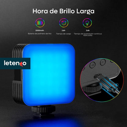 Luz Led Rgb Neewer Para Fotografía Y Video, Recargable