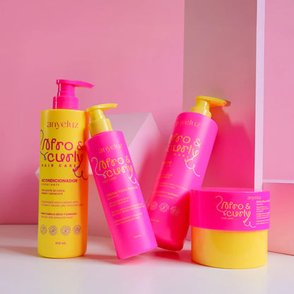 Crema Para Peinar Hidratante Para Rizos Afro & Curly - Anyeluz