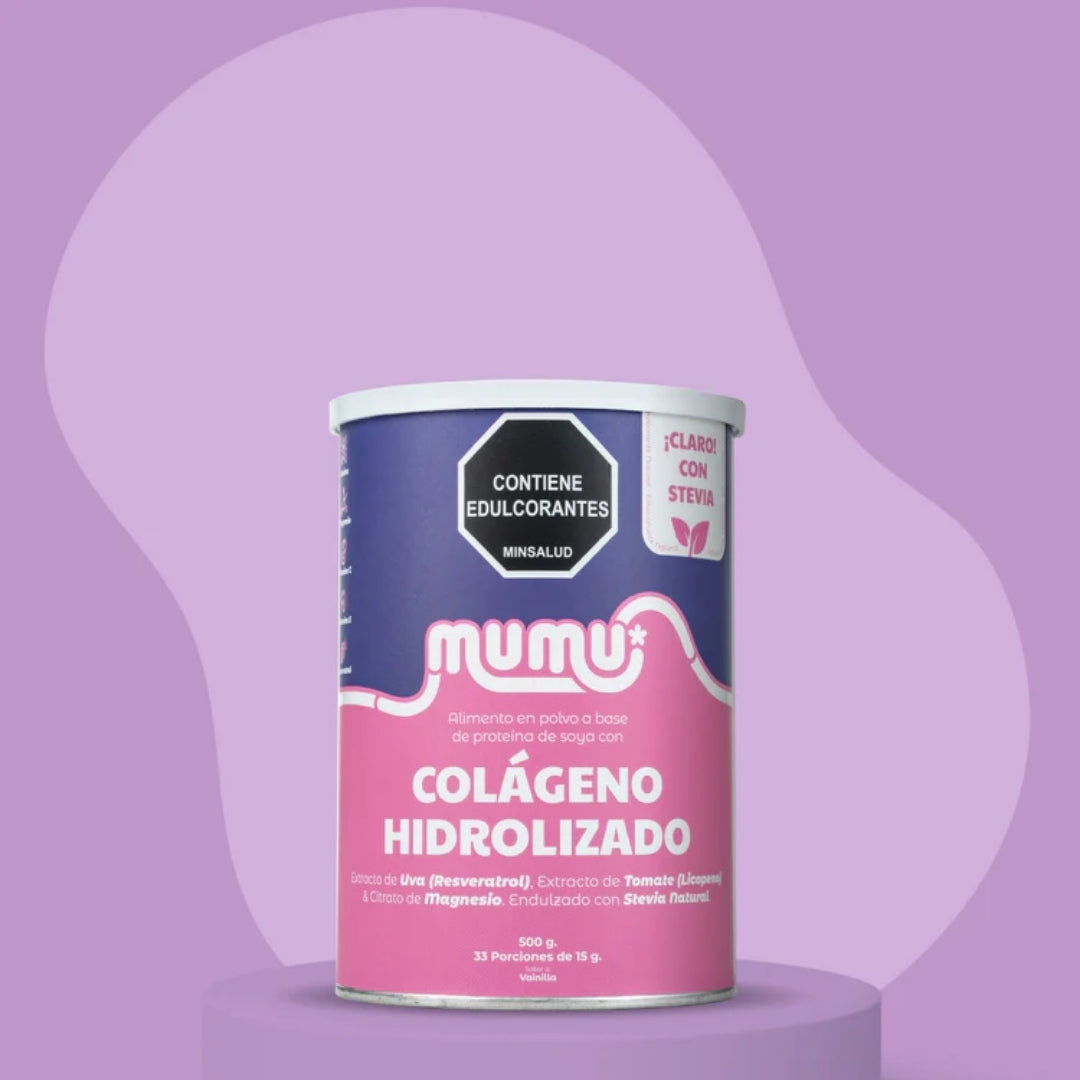 Combo Balance con Colágeno Hidrolizado, Batido Verde y Fibra con prebióticos FOS - Mumu