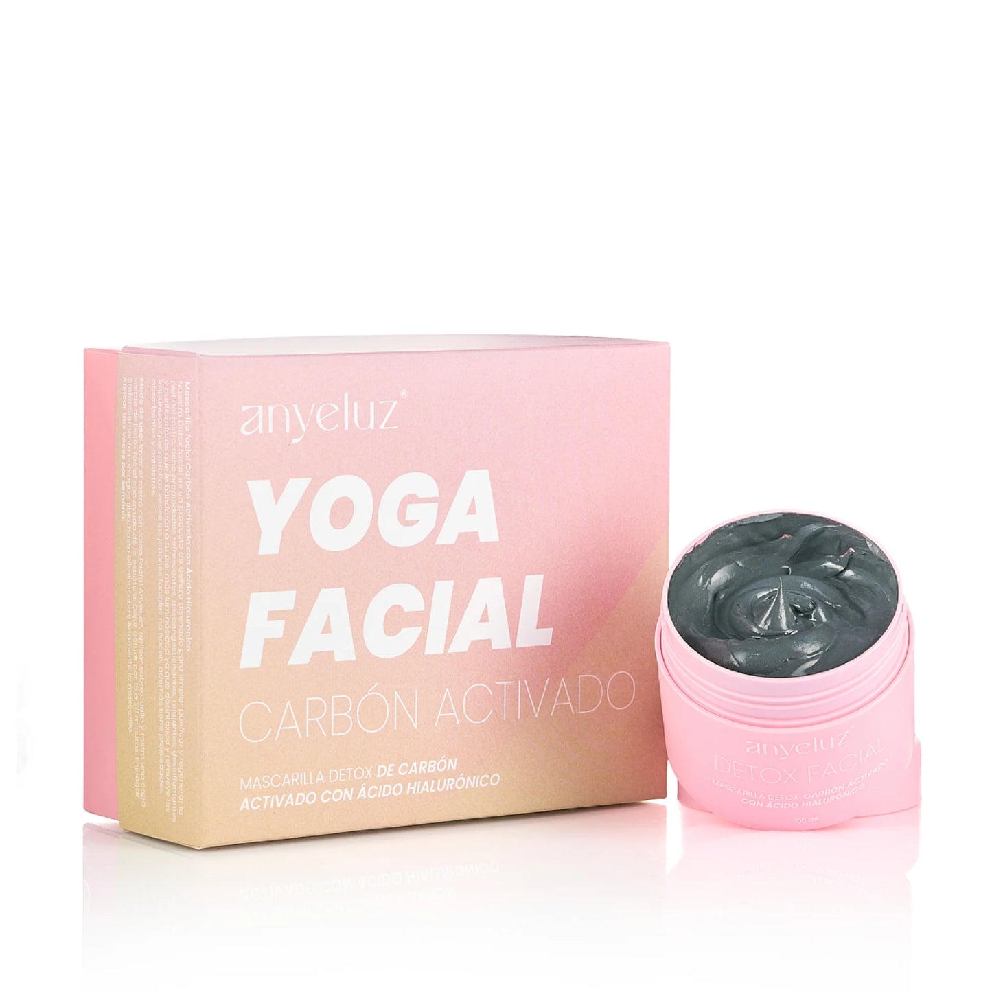 Mascarilla Detox Yoga Facial, Carbón Activado - Anyeluz