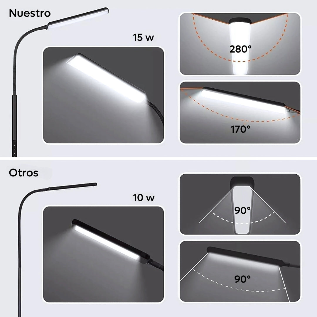 Lámpara De Pie Led Para Habitación Oficina Sala Moderna