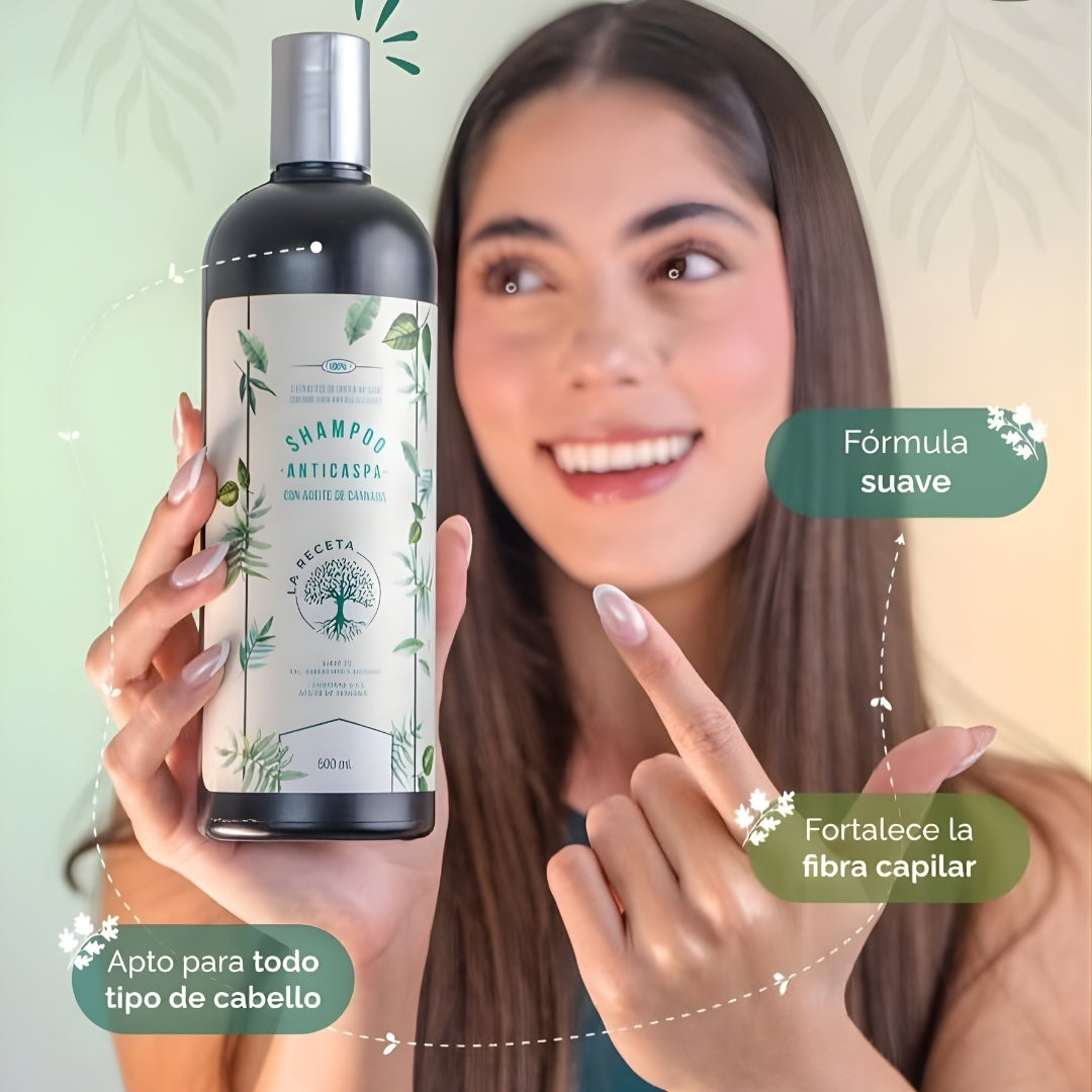 Shampoo Anticaspa 500 mL - La Receta