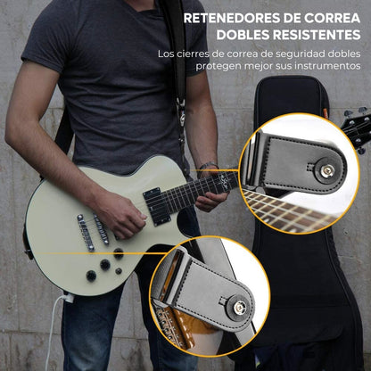 Correa Acolchada Lekato Para Guitarra Eléctrica, Bajo, Ukelele, Púa