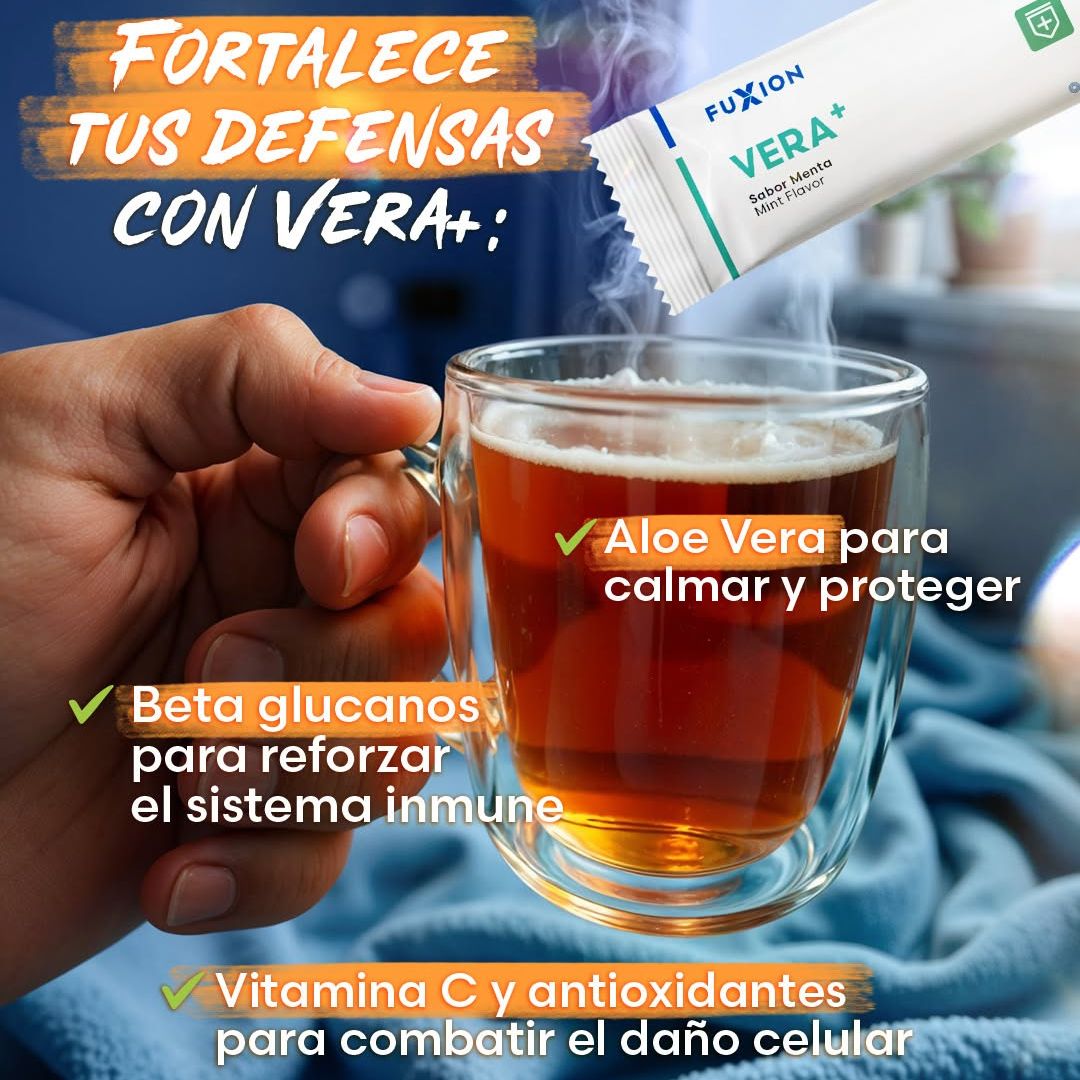 Vera+ Fuxion Vitamina C Refuerza Sistema Inmunológico - 28 Sobres
