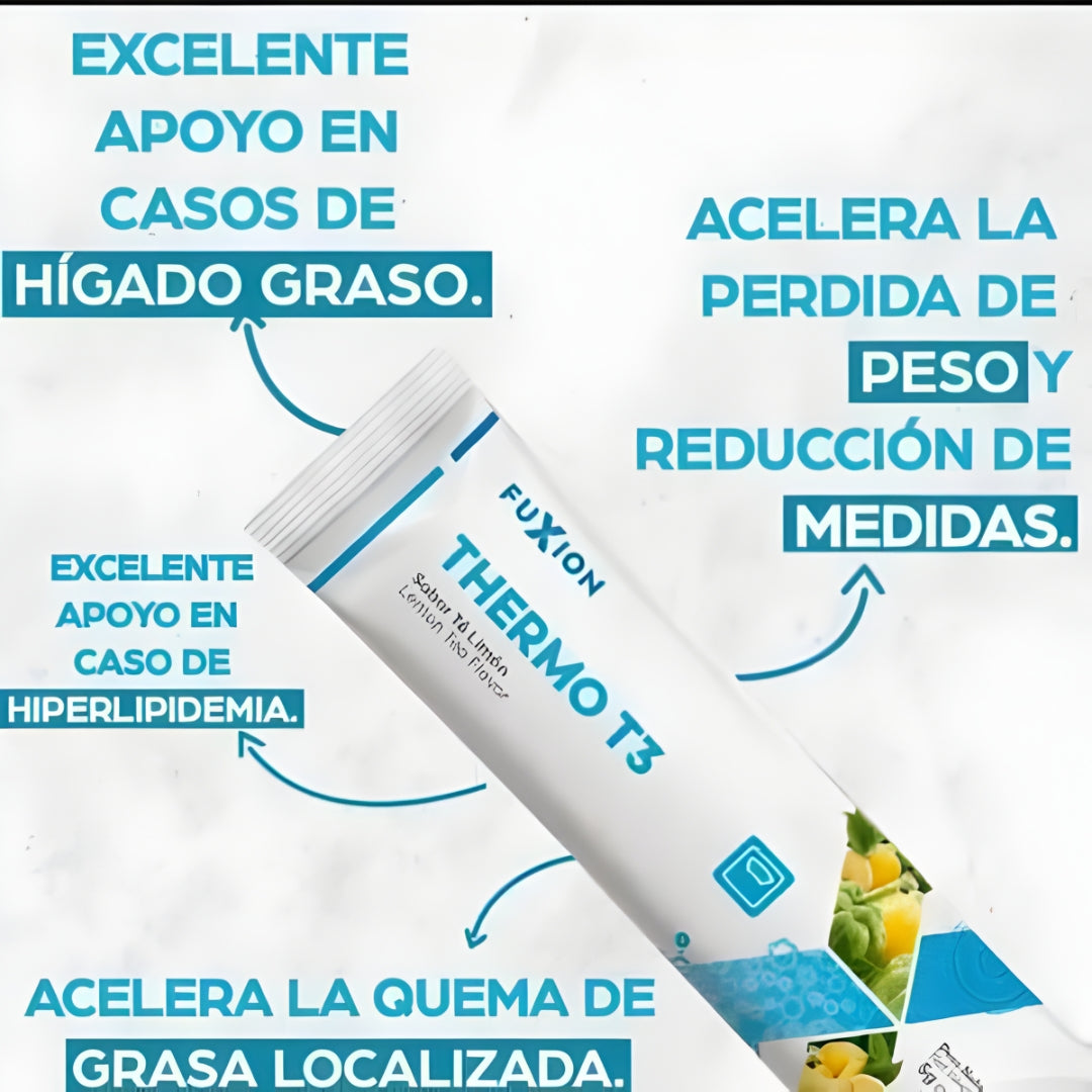 Kit De Nocarb-t + Thermo T + Prunex Fuxion Para Bajar De Peso - 7 Sobres C/u