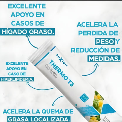 Kit De Nocarb-t + Thermo T + Prunex Fuxion Para Bajar De Peso - 7 Sobres C/u
