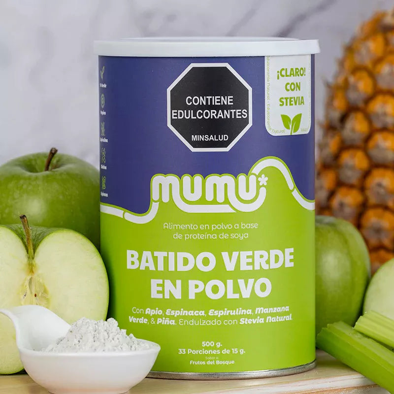 Kit Perdida De Peso : Batido Verde, Gomas De Manzana De Vinagre - Mumu