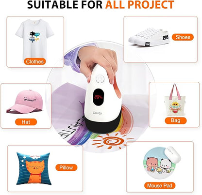 Mini Prensa De Calor Calogy Portátil Estampado Sublimación Ropa