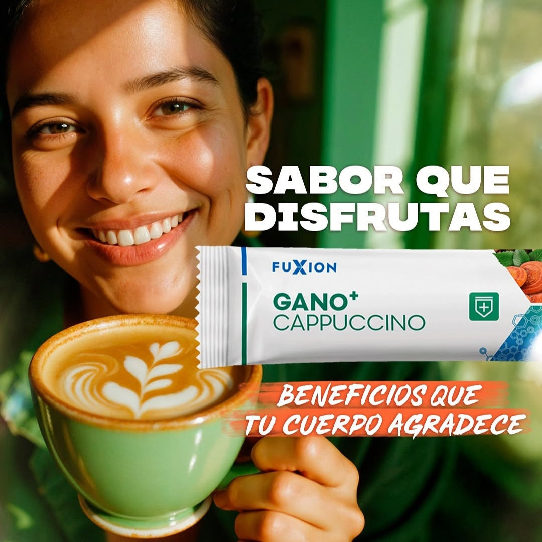 Capuchino Café Ganomas Fuxion - 28 Sobres