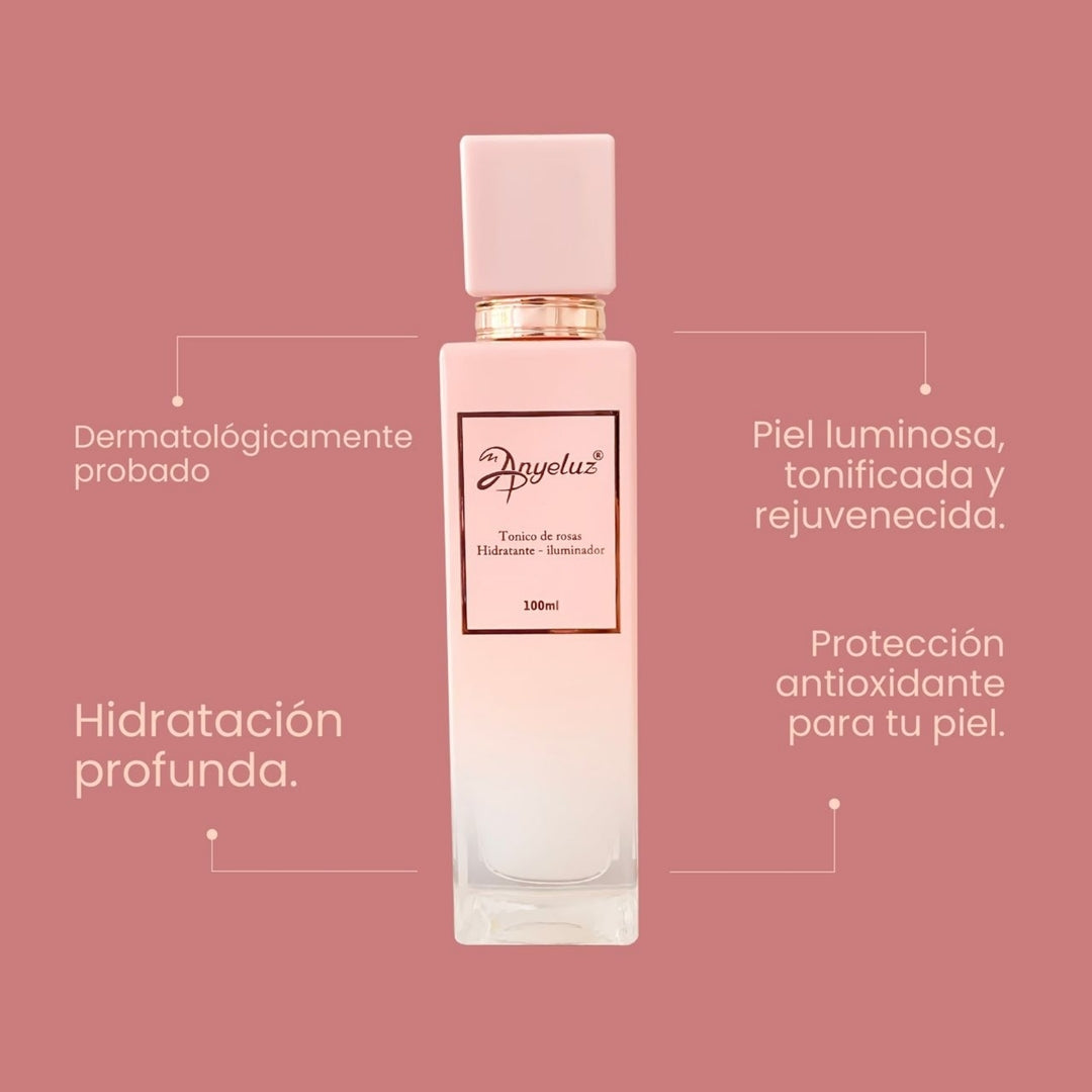 Tónico de Rosas 100 Ml - Anyeluz