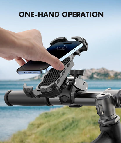 Soporte Base Celular Para Moto Bicicleta Manillar Ajustable