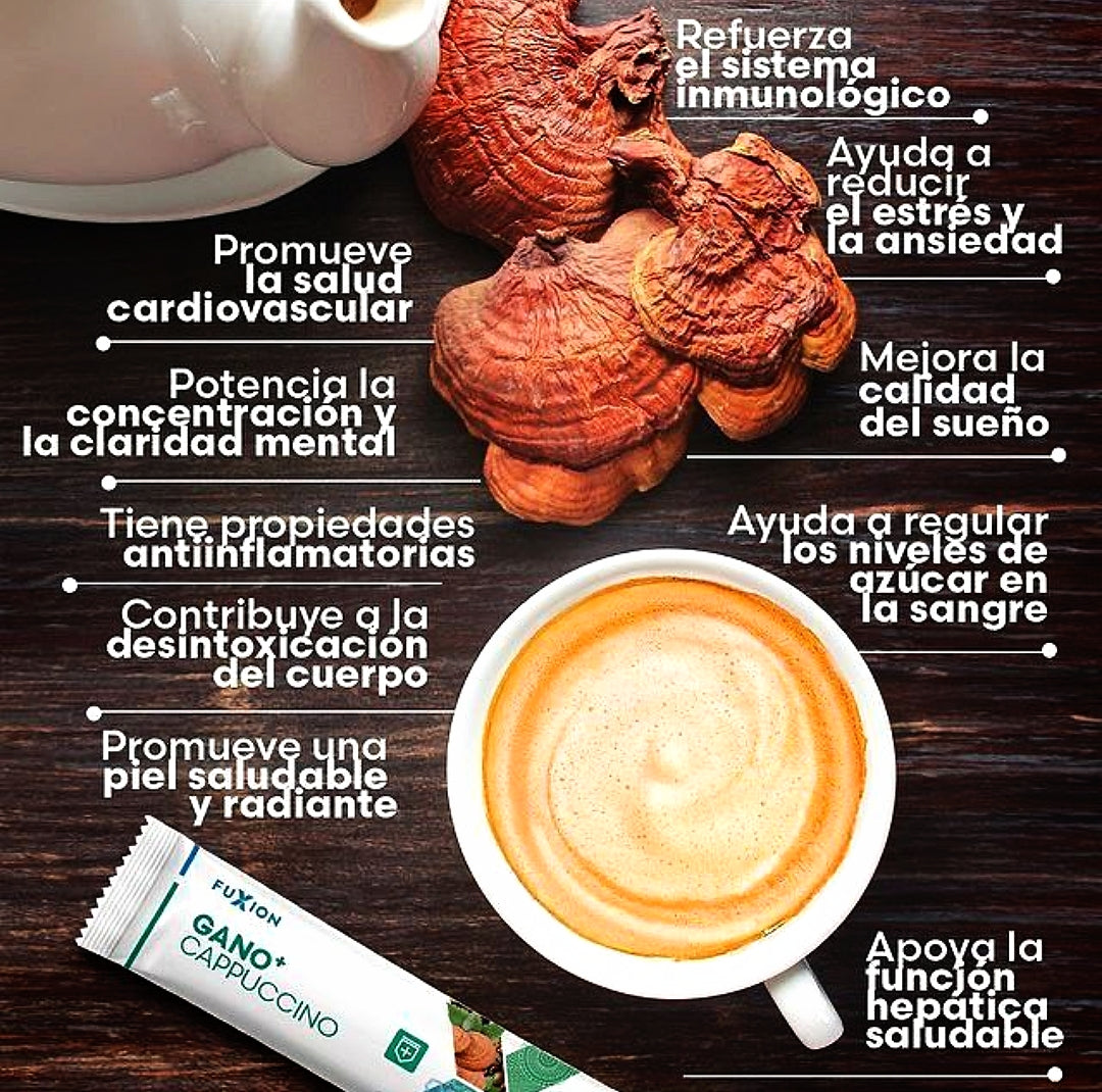 Ganomas Cafe Cappuccino Fuxion -28 Sobres