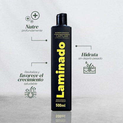 Shampoo + Acondicionador Laminado 500ml - Lz
