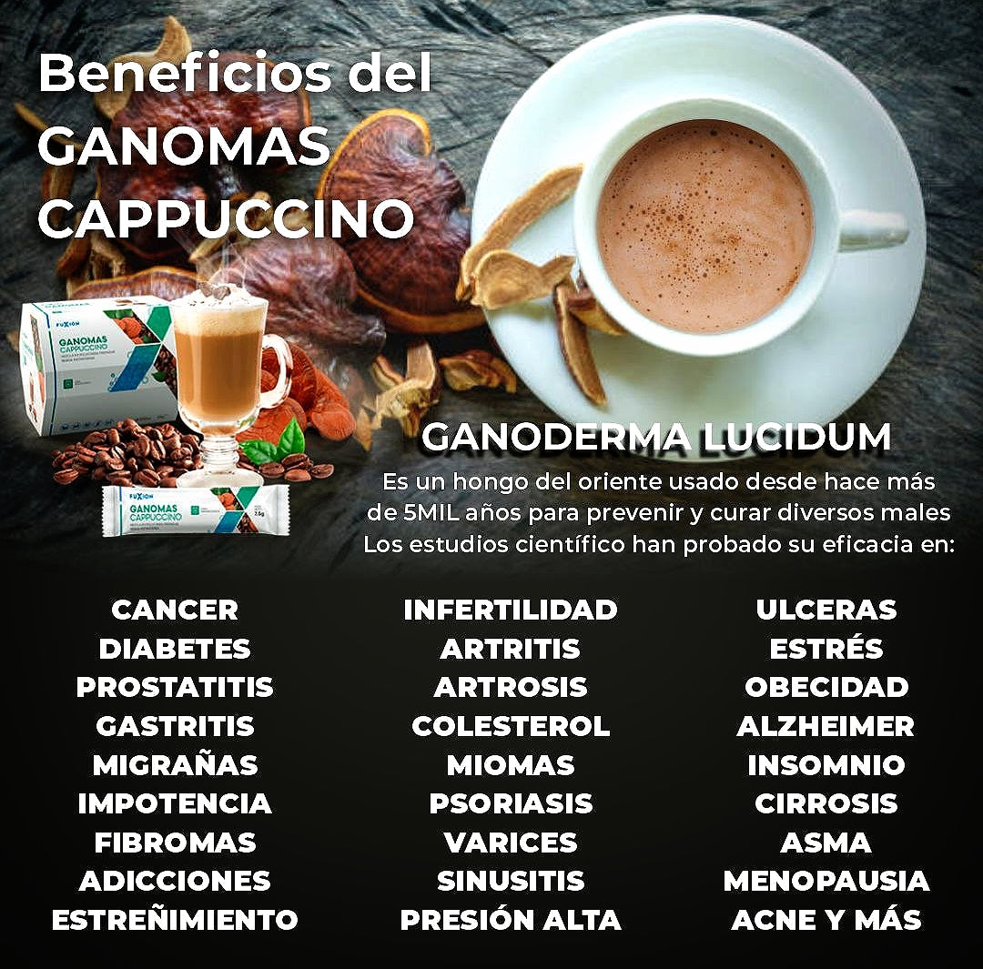 Ganomas Cafe Cappuccino Fuxion -28 Sobres
