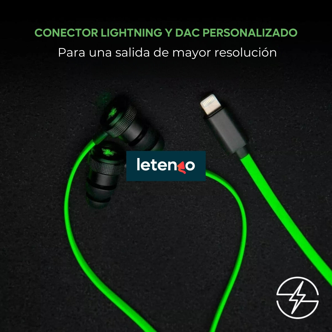 Audífonos Razer Hammerhead Para Ios iPhone iPad Gamer Juegos