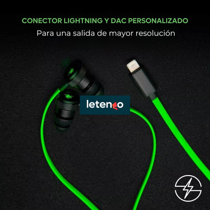 Audífonos Razer Hammerhead Para Ios iPhone iPad Gamer Juegos