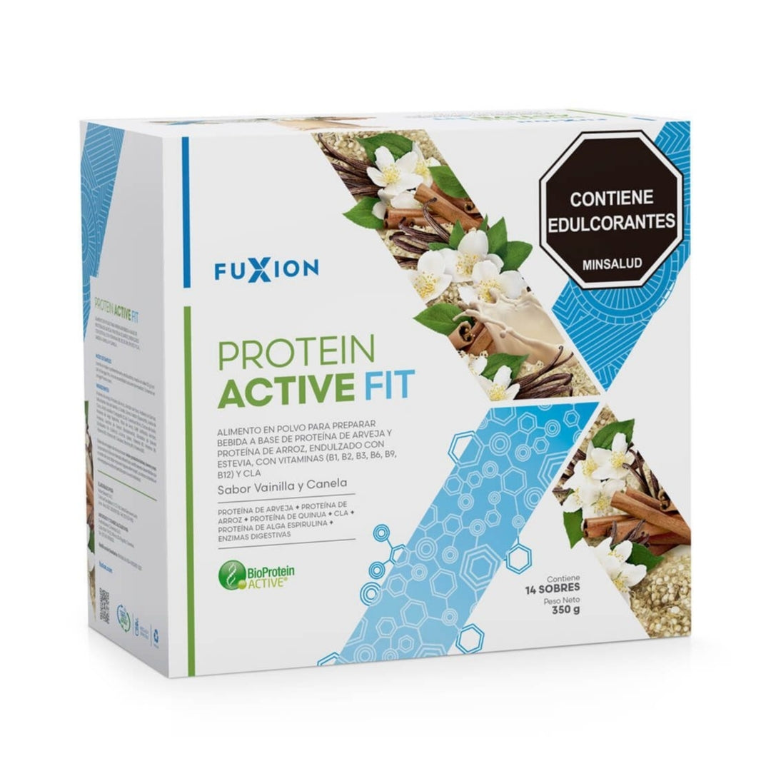 Proteína Activa Fit Fuxion Gym Sabor Vainilla - 14 Sobres