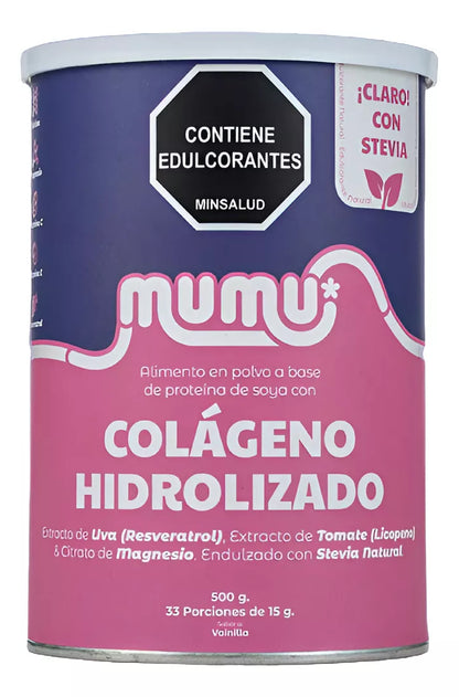 Colágeno Hidrolizado Con Resveratrol - Mumu
