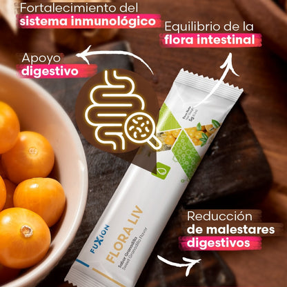 Kit Prunex + Flora Liv Fuxion Detox - 7 sobres C/u