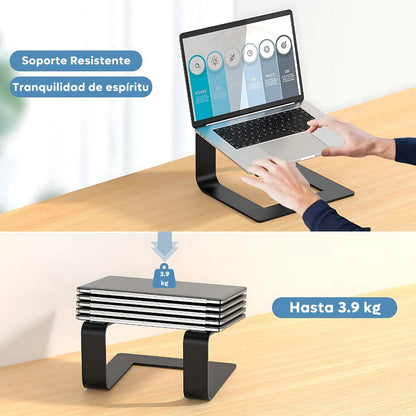 Base Soporte Ergonómico Para Pc Portátil Laptop Aluminio Mac