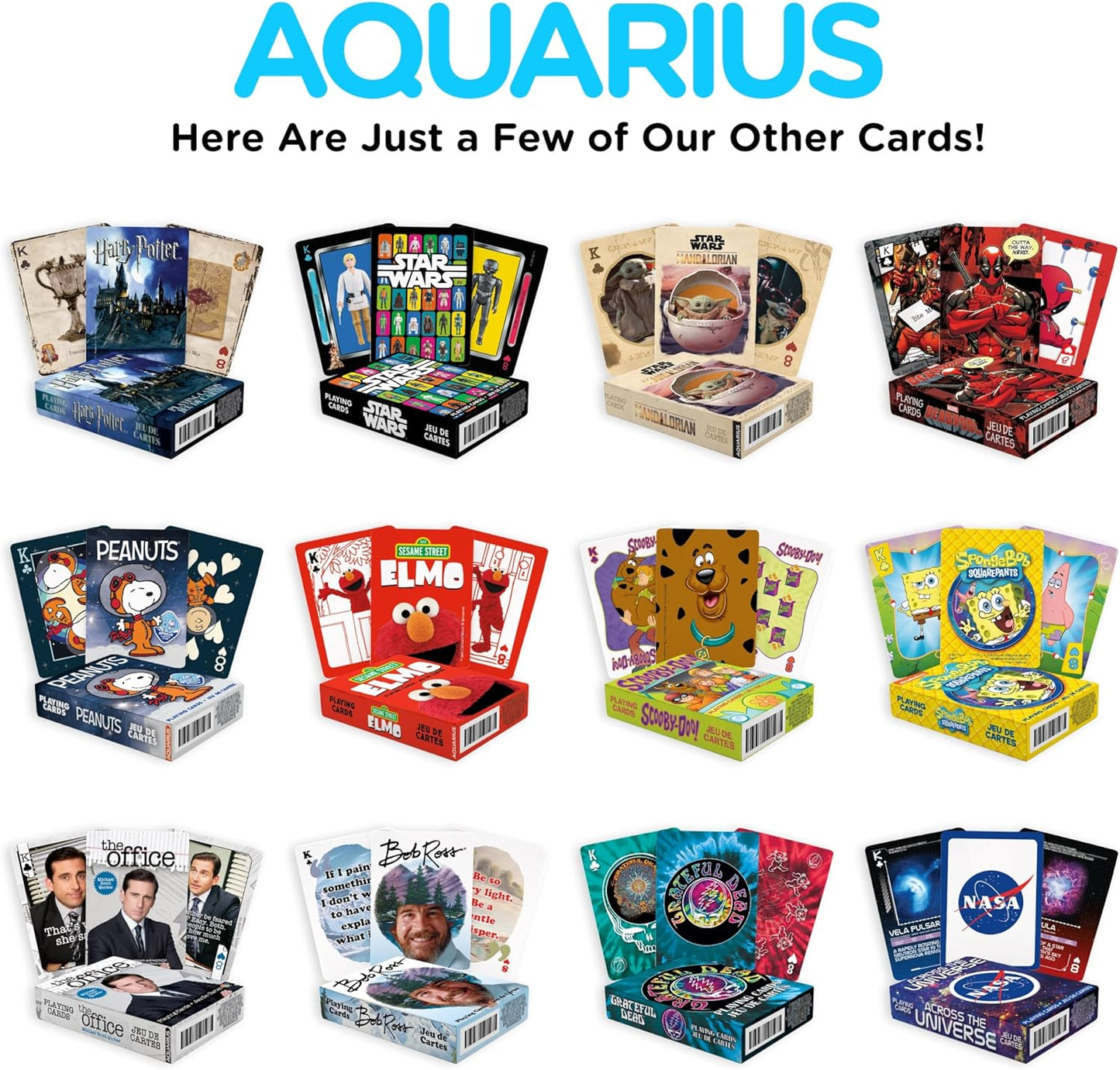 Baraja De Cartas Harry Potter Aquarius Naipe Poker