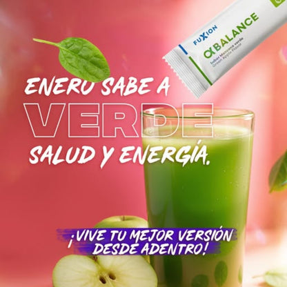 Alpha Balance Fuxion Jugo Verde En Polvo - 28 Sobres