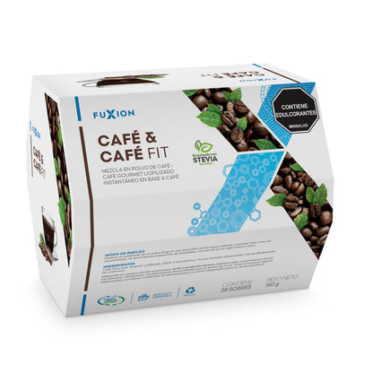 Café Fit Fuxion Control de Peso, Energía y Bienestar - 28 Sobres