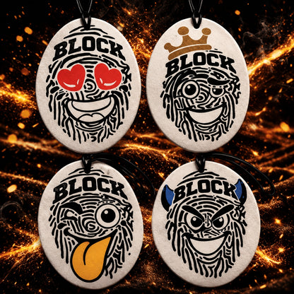 Ambientador Colgante Emojiblock by Carblock Perfume Millonario