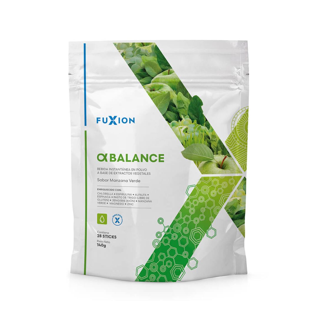 Alpha Balance Fuxion Jugo Verde En Polvo - 28 Sobres