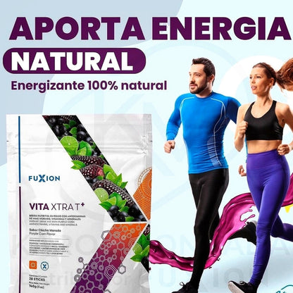 Vita Xtra T+ Fuxion Vitaminas Y Energía - 28 Sobres