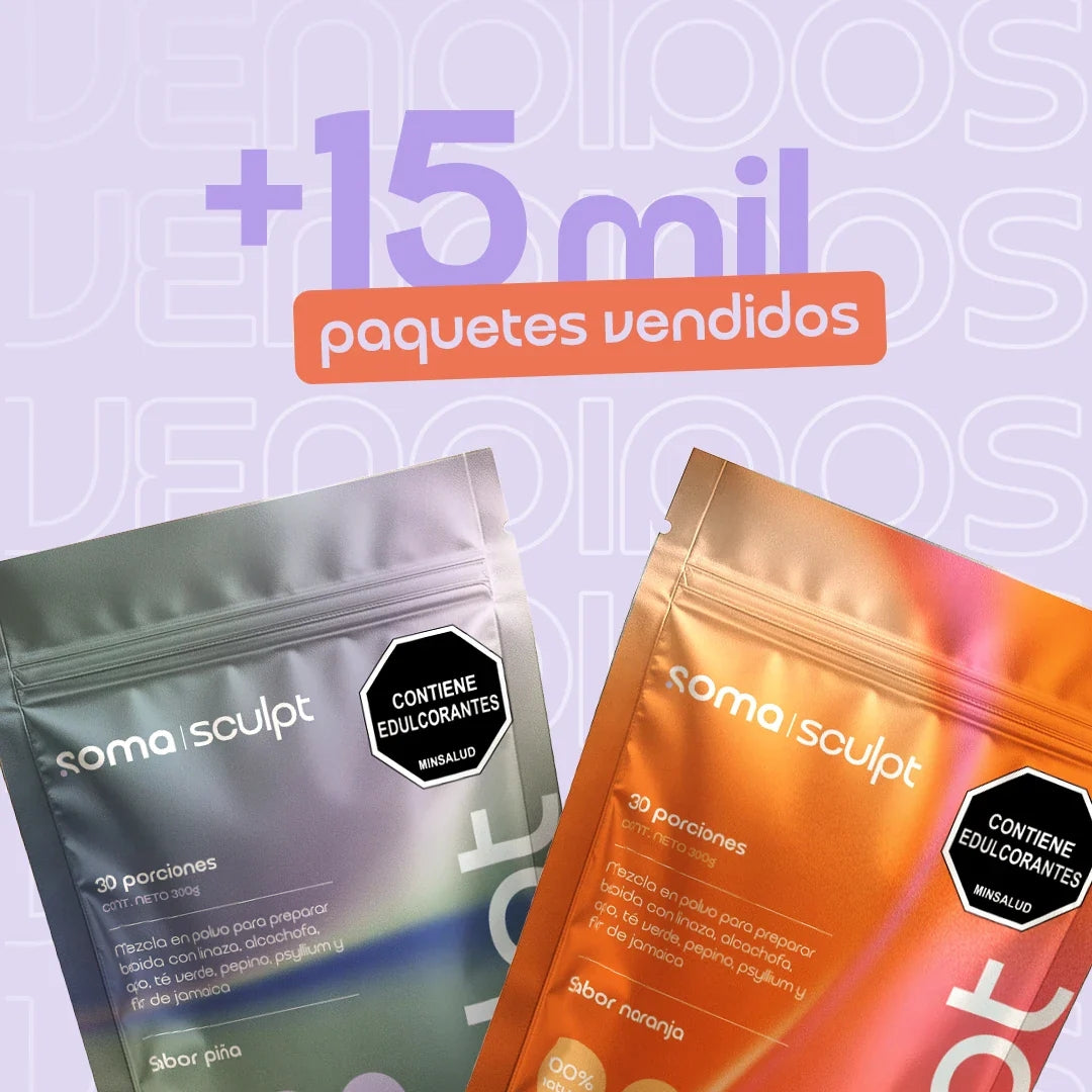 Fibra En Polvo Soma Sculpt Sabor Naranja Regula La Digestión - Aida Merlano