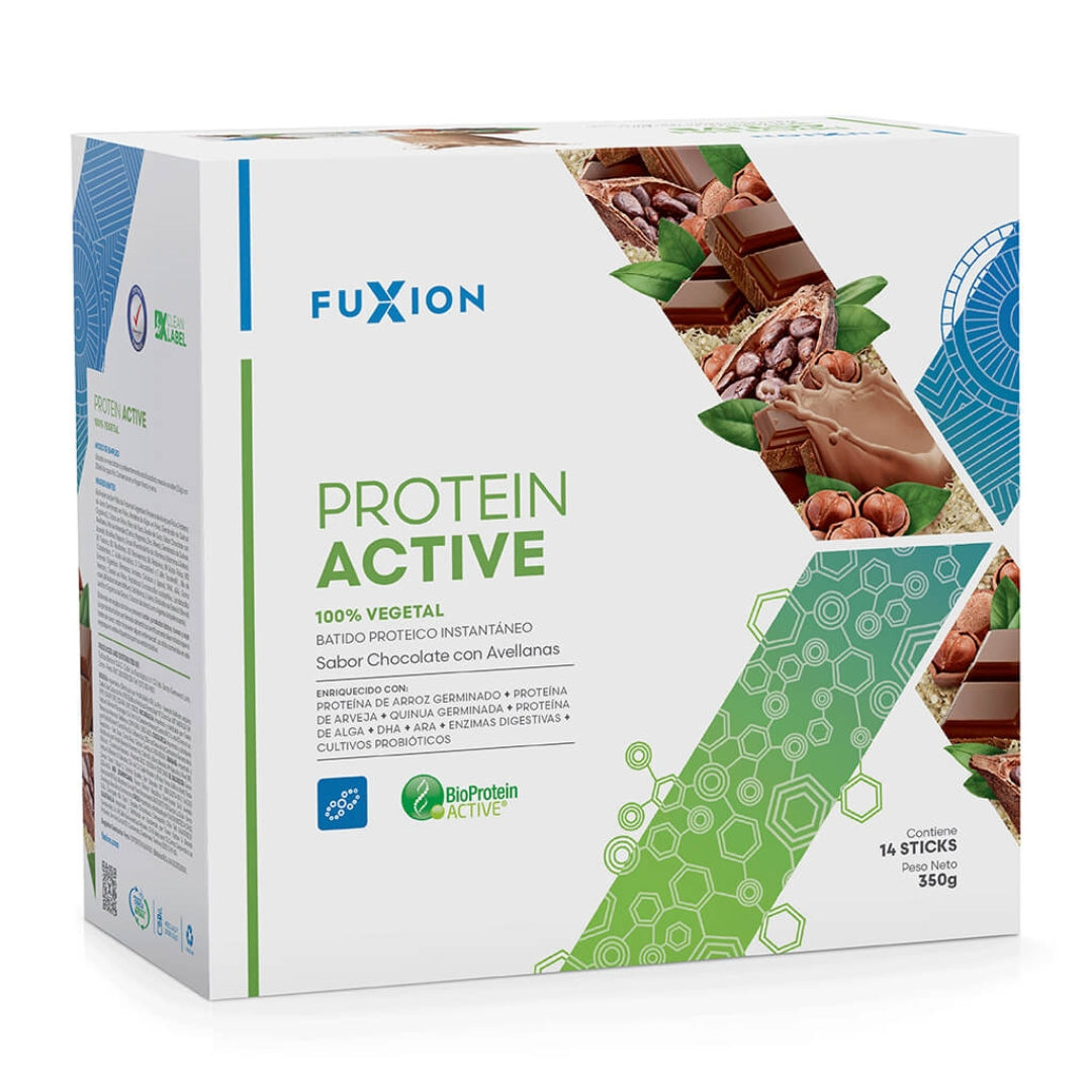 Proteína Activa Fuxion Tonifica  Sabor Chocolate con avellanas- 14 Sobres