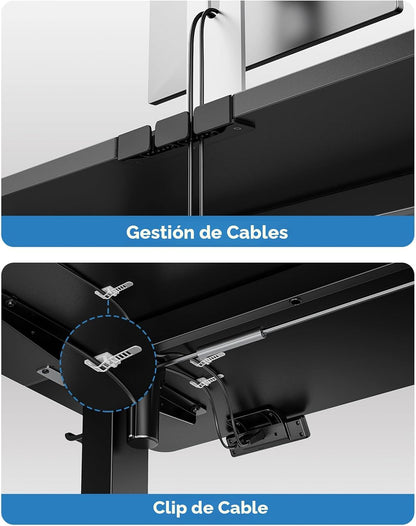 Escritorio Eléctrico De Altura Ajustable 60 A 120 Cm