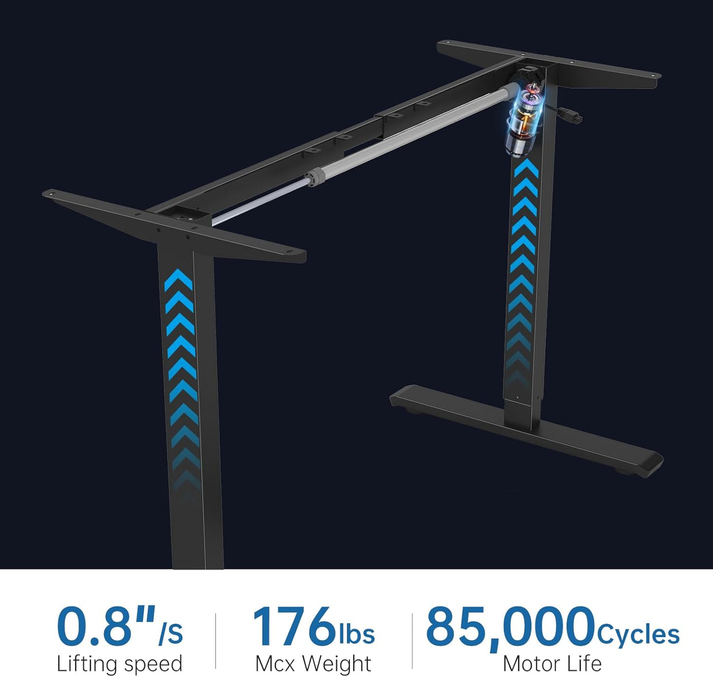 Marco Base De Escritorio Eléctrico Patas Ajustables